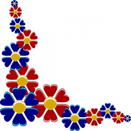 百合の花コーナー クリップアート ベクター クリップ アート - 無料ベクター