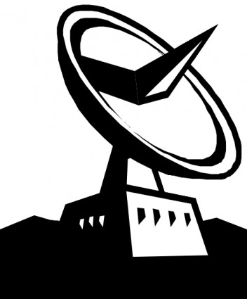 地上追跡ステーション クリップアート ベクター クリップ アート - 無料ベクター