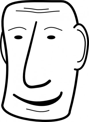 5 分顔クリップアート ベクター クリップ アート - 無料ベクター