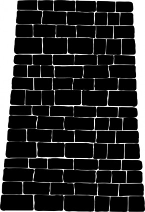 Transparent Brick Wall Clipart Black And White / Wall brick, hollow
