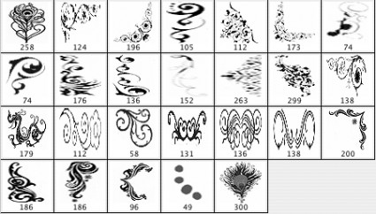 Photoshop のブラシはブラシを繁栄します。