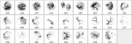 Photoshop のブラシはフラクタル 3