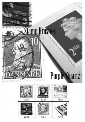 Photoshop のブラシはスタンプ