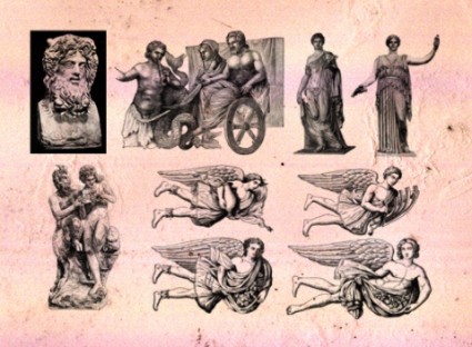 神話の巻私は photoshop のブラシ