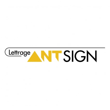 Lettrage antsign enrg 無料ベクター 20.73 KB