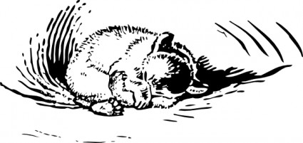 カブ眠るクリップアート ベクター クリップ アート - 無料ベクター