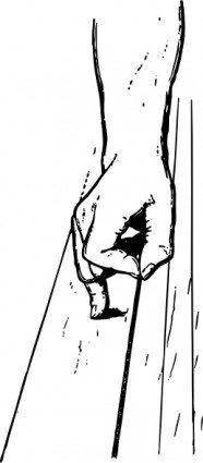 A チョーク ライン スナップ ジョニーの自動クリップ アート ベクター クリップ アート - 無料ベクター