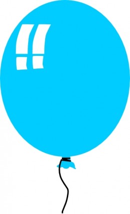 ヘリウム青い風船クリップ アート ベクター クリップ アート 無料ベクター 無料素材イラスト ベクターのフリーデザイナー