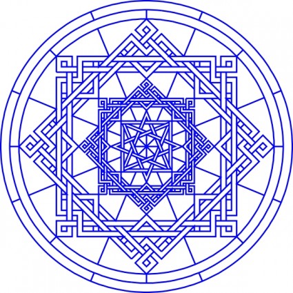 湖畔 Geomertical パターン クリップ アート ベクター クリップ アート - 無料ベクター