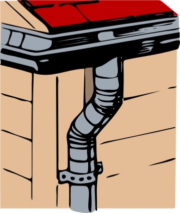 樋 Downspout クリップアート ベクター クリップ アート - 無料ベクター