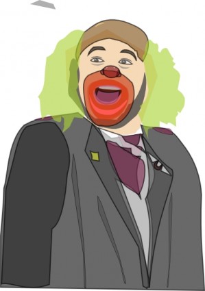 漫画笑う道化師クリップアート ベクター クリップ アート - 無料ベクター