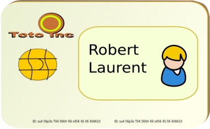 Id カード クリップ アート ベクター クリップ アート - 無料ベクター