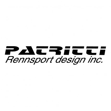 Patritti rennsport デザイン無料ベクター 30.20 KB