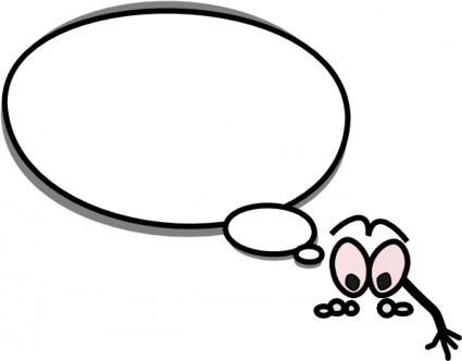 ベクター クリップ アート - 無料ベクター クリップ アート ダウン バブル右時計