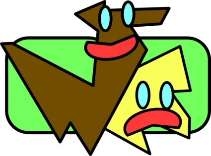 実行している犬漫画クリップ アート ベクター クリップ アート - 無料ベクター