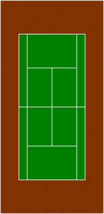 テニス裁判所クリップアート ベクター クリップ アート 無料ベクター 無料素材イラスト ベクターのフリーデザイナー