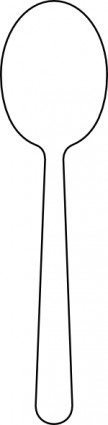 Sutrannu 食器スプーン クリップアート ベクター クリップ アート - 無料ベクター