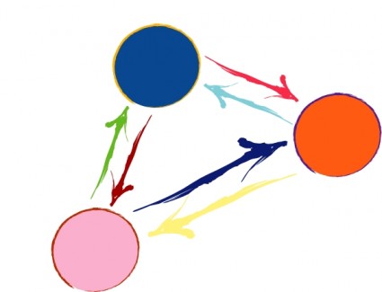 社会的なネットワー キング相互作用クリップアート ベクター クリップ アート - 無料ベクター