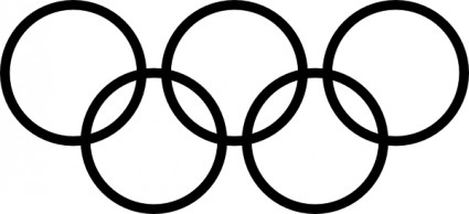 オリンピック リング アイコン クリップ アート ベクター クリップ アート - 無料ベクター