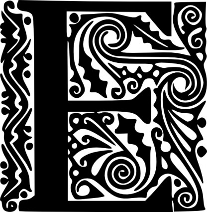 アルファベット E クリップアート ベクター クリップ アート - 無料ベクター