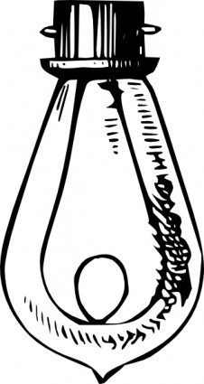 アンティークの白熱電球クリップアート ベクター クリップ アート - 無料ベクター