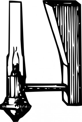 アンティーク キャンドル ランプ クリップ アート ベクター クリップ アート - 無料ベクター