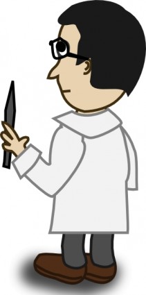 コミック文字教授クリップ アート ベクター クリップ アート - 無料ベクター