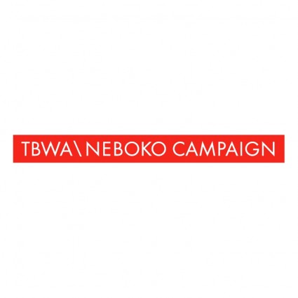 Tbwa neboko キャンペーン無料ベクター 20.08 KB