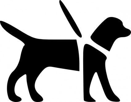 盲導犬クリップアート ベクター クリップ アート 無料ベクター 無料素材イラスト ベクターのフリーデザイナー