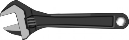 調節可能なレンチ クリップアート ベクター クリップ アート - 無料ベクター