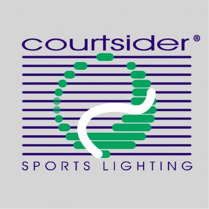 Courtsider スポーツ照明無料ベクター 54.87 KB