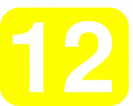 白黄色い角丸長方形のクリップ アート ベクター クリップ アート - 無料ベクター