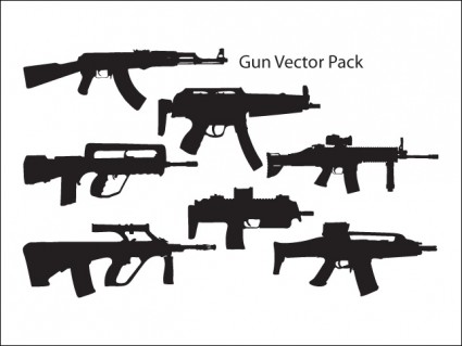 銃のベクター パック ベクターの他無料ベクター