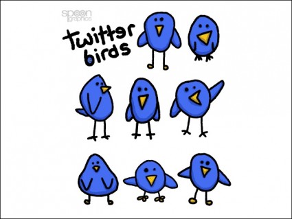 その他かわいい Amp シンプルな Twitter の鳥のグラフィック