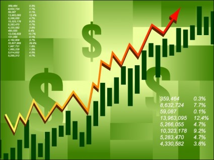 金融株式市場ベクターその他 - 無料ベクター