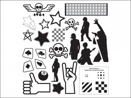 ベクター リソース パート 4 - パンク コレクション ベクター misc - 無料ベクター