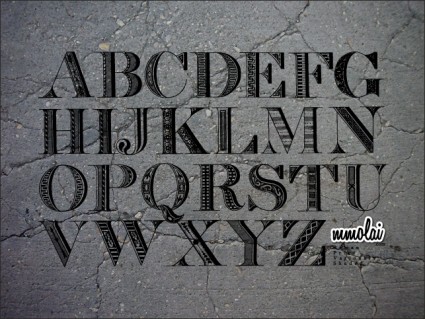 ベクター フォント: RPV ベクターその他 - 無料ベクター