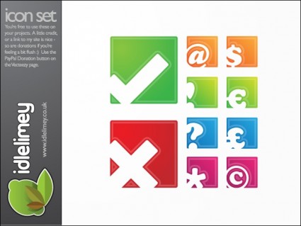 シンプルなアイコン セット ベクター アイコン - 無料ベクター