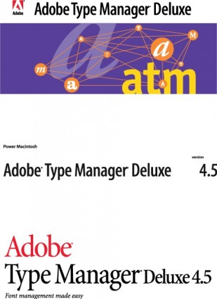 Adobe Type Manager のロゴのベクターのロゴ - 無料ベクター