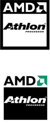 AMD Athlon プロセッサ ロゴのベクターのロゴ - 無料ベクター