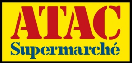 Atac 試験 Supermarche logo2 のベクターのロゴ - 無料ベクター