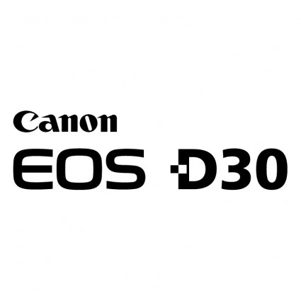 キヤノン eos d30 無料ベクター 24.23 KB