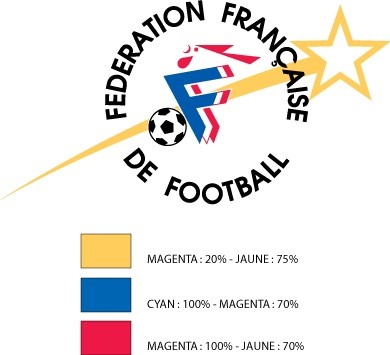 サッカー フランス連合ベクターのロゴ - 無料ベクター