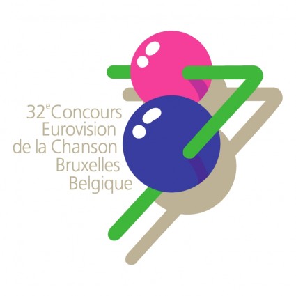 ユーロビジョン ソング コンテスト 1987年自由ベクターの 72.95 KB