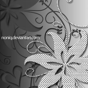 花の渦巻き PS ブラシ photoshop のブラシ