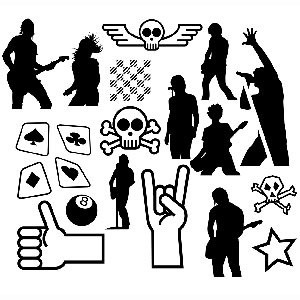 パンクのブラシ photoshop のブラシ