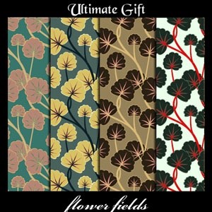 フラワー フィールズ Photoshop パターン