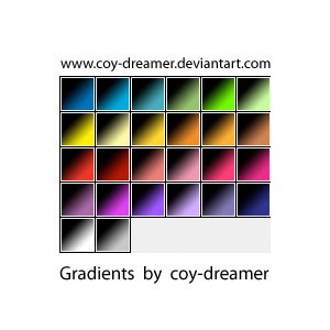 26 グラデーション Photoshop スタイル