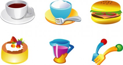 無料のベクター食品グラフィック ベクター アイコン - 無料ベクター