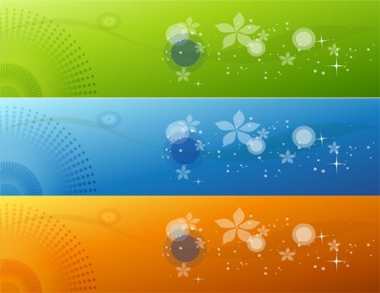 色のバナー ベクター バナー無料ベクター